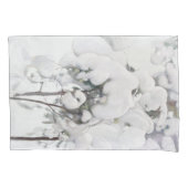 Met sneeuw bedekte pijnappels (van Pekka Halonen) Kussensloop (Voorkant-Links)