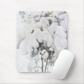 Met sneeuw bedekte pijnappels (van Pekka Halonen) Muismat (Met muis)