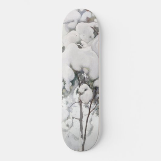 Met sneeuw bedekte pijnappels (van Pekka Halonen) Persoonlijk Skateboard (Voorkant)