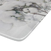 Met sneeuw bedekte pijnappels (van Pekka Halonen) Snijplank (Hoek)