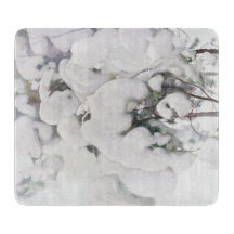 Met sneeuw bedekte pijnappels (van Pekka Halonen)