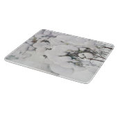 Met sneeuw bedekte pijnappels (van Pekka Halonen) Snijplank (Hoek)