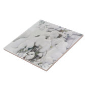 Met sneeuw bedekte pijnappels (van Pekka Halonen) Tegeltje (Zijkant)