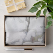 Met sneeuw bedekte pijnappels (van Pekka Halonen) Tissuepapier (Geschenk)