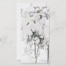 Met sneeuw bedekte pijnboompjes (van Pekka Halonen