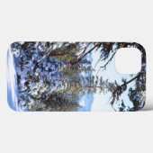Met sneeuw bedekte rode dennenbomen in de High Sie Case-Mate iPhone Case (Achterkant (horizontaal))