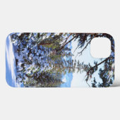 Met sneeuw bedekte rode dennenbomen in de High Sie Case-Mate iPhone Case (Achterkant (horizontaal))
