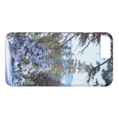 Met sneeuw bedekte rode dennenbomen in de High Sie Case-Mate iPhone Case (Achterkant (Horizontaal))