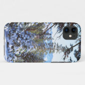 Met sneeuw bedekte rode koortsbomen in de hoge Sie Case-Mate iPhone Case (Achterkant (horizontaal))