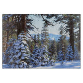 Met sneeuw bedekte rode koortsbomen in de hoge Sie Snijplank (Voorkant)