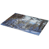 Met sneeuw bedekte rode koortsbomen in de hoge Sie Snijplank (Hoek)