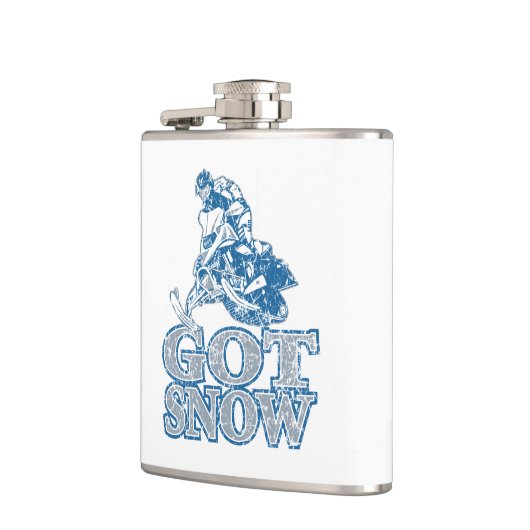 Met sneeuw verhit-GreyBlu Heupfles (Links)