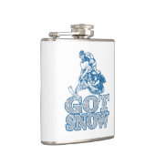 Met sneeuw verhit-GreyBlu Heupfles (Rechts)