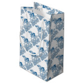 Met sneeuw verhit-GreyBlu Klein Cadeauzakje (Achterkant Gekanteld)