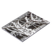 Met sneeuwbeklede bijkantoren notitieboek (Linkerzijde)