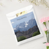 Met sneeuwgemap beklede bergen van de Lone Pine Bedankzakje (Gezegeld)