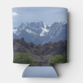 Met sneeuwgemap beklede bergen van de Lone Pine Blikjeskoeler (Achterkant)