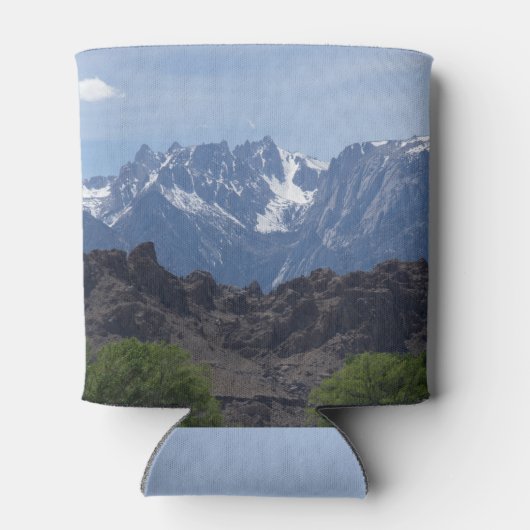 Met sneeuwgemap beklede bergen van de Lone Pine Blikjeskoeler (Achterkant)