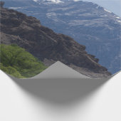 Met sneeuwgemap beklede bergen van de Lone Pine Cadeaupapier (Hoek)