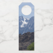 Met sneeuwgemap beklede bergen van de Lone Pine Flessenhanger (Achterkant)