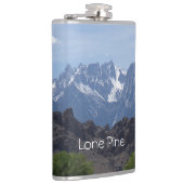 Met sneeuwgemap beklede bergen van de Lone Pine Heupfles (Rechts)