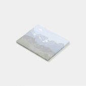 Met sneeuwgemap beklede bergen van de Lone Pine Post-it® Notes (Schuin)