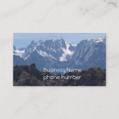 Met sneeuwgemap beklede bergen van de Lone Pine Visitekaartje (Voorkant)