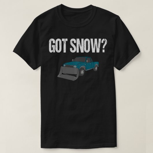Met sneeuwploegen wordt de vrachtwagenpullover t-shirt (Design voorkant)