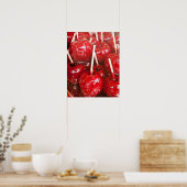 Met snoep overtrokken fruit op het Stuttgart Bierf Poster (Keuken)