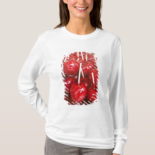 Met snoep overtrokken fruit op het Stuttgart Bierf T-shirt (Voorkant)