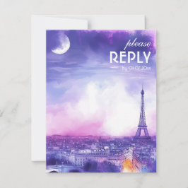 Met Song Request Amour Éternel RSVP Kaart