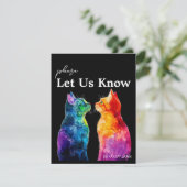 Met Song Request Perfect Your Wedding RSVP Kaartje (Staand voorkant)