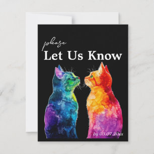 Met Song Request Perfect Your Wedding RSVP Kaartje