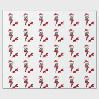 Met Sound Production Kerstmis Cadeaupapier