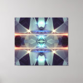 met spaceship kaleidoscope omwikkeld canvas (Voorkant)