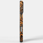 Met stans geperste reliëf lederen design Case-Mate iPhone case (Achterkant / Rechts)