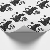 met steampunk kat omwikkeld papier (Hoek)
