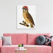 Met Steampunk Style Bowler Pet Canvas Afdruk (Insitu (Woonkamer))