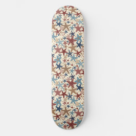 Met sterren bezaaid persoonlijk skateboard