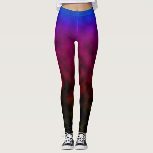 Met sterren bezaaide afdaling leggings (Voorkant)
