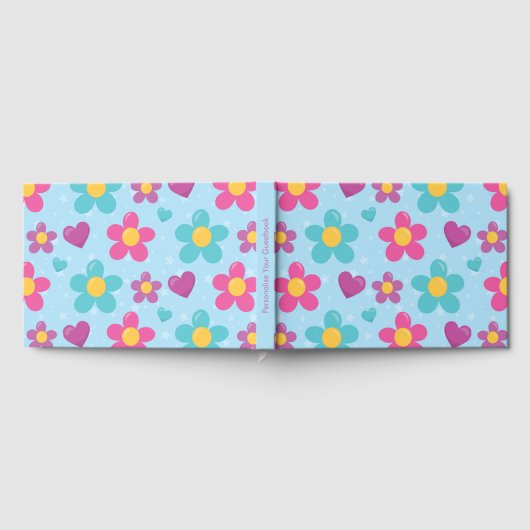Met Sterren Bezaaide Bloemen Gastenboek (Volledig)