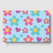 Met Sterren Bezaaide Bloemen Gastenboek (Voorkant)