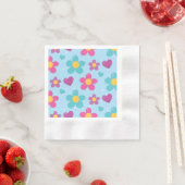 Met Sterren Bezaaide Bloemen Servet (Insitu)