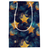 Met sterren bezaaide hemel medium cadeauzakje (Voorkant)