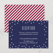 Met sterren bezaaide hemel | Rode strepen | Ontvan Informatiekaartje (Voorkant / Achterkant)