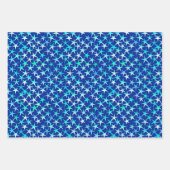 Met sterren bezaaide luchten inpakpapier vel (Voorkant 3)