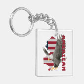 met sterren bezaaide Sleutelhanger (Voorkant Links)