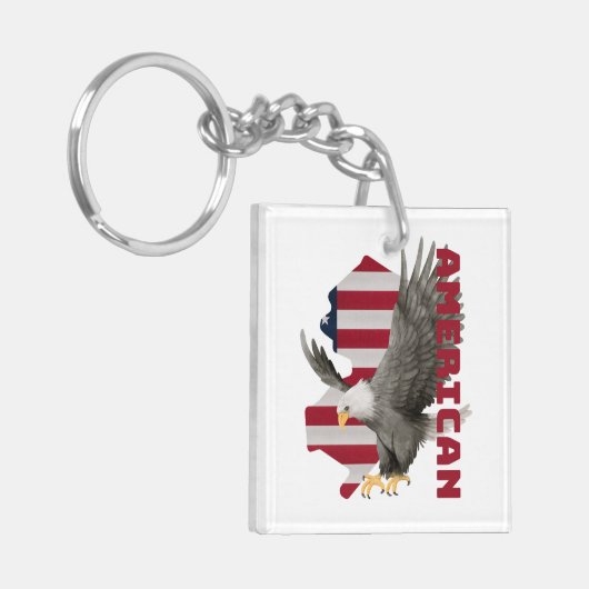 met sterren bezaaide Sleutelhanger (Voorkant Links)