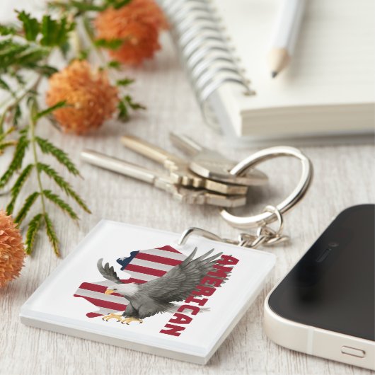 met sterren bezaaide Sleutelhanger (Voorkant Rechts)