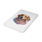 Met sterren bezaaide vintage Golden Retriever T-sh Badmat (Gekanteld)